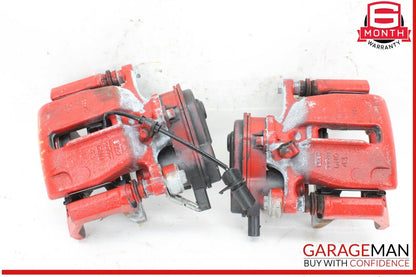 12-17 Audi A7 A6 Rear Left & Right Side Brake Calipers Set of 2 Pc OEM