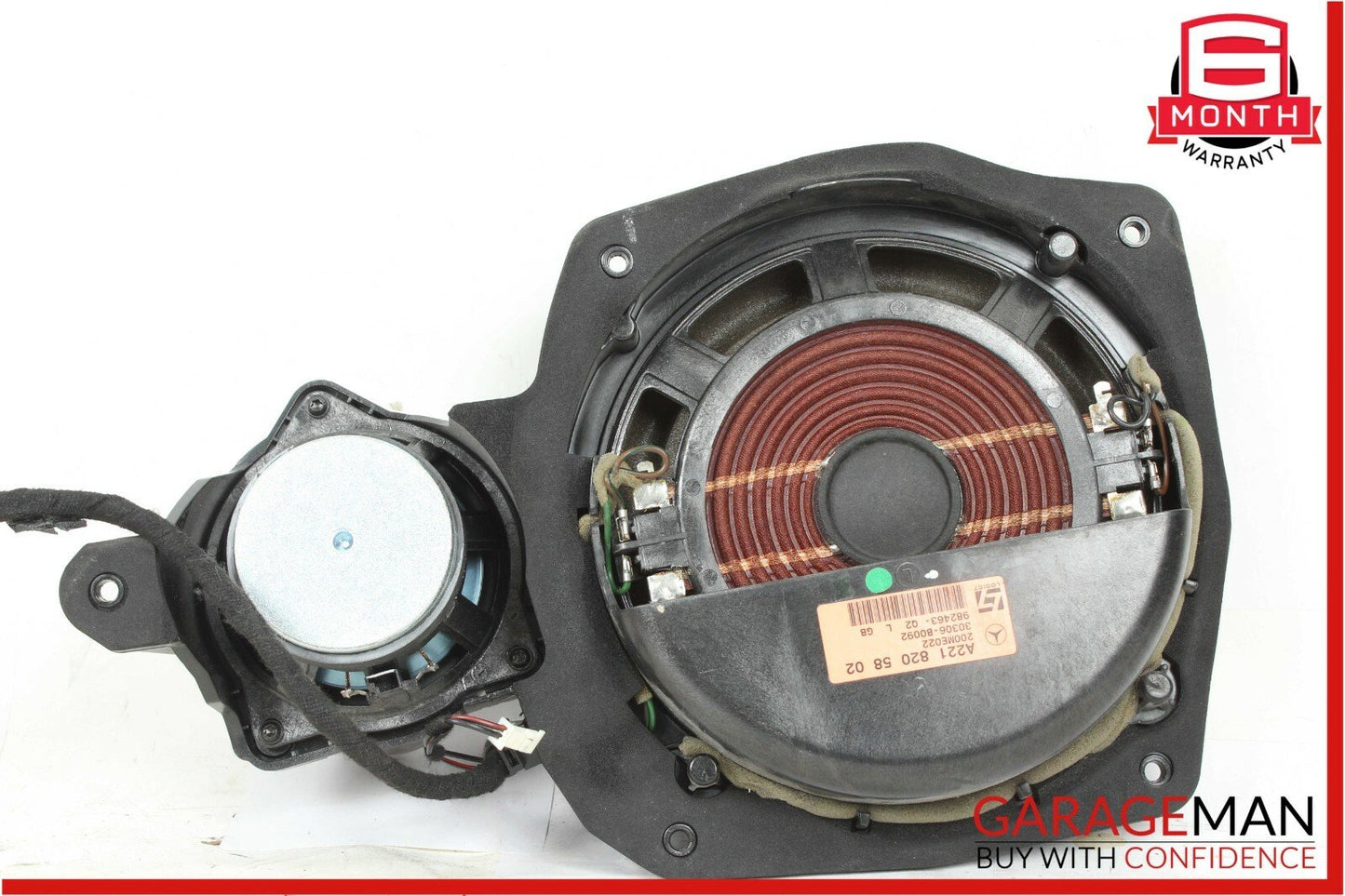 07-09 Mercedes W221 S550 Logic 7 Front Left & Right Door Speaker Speakers Set