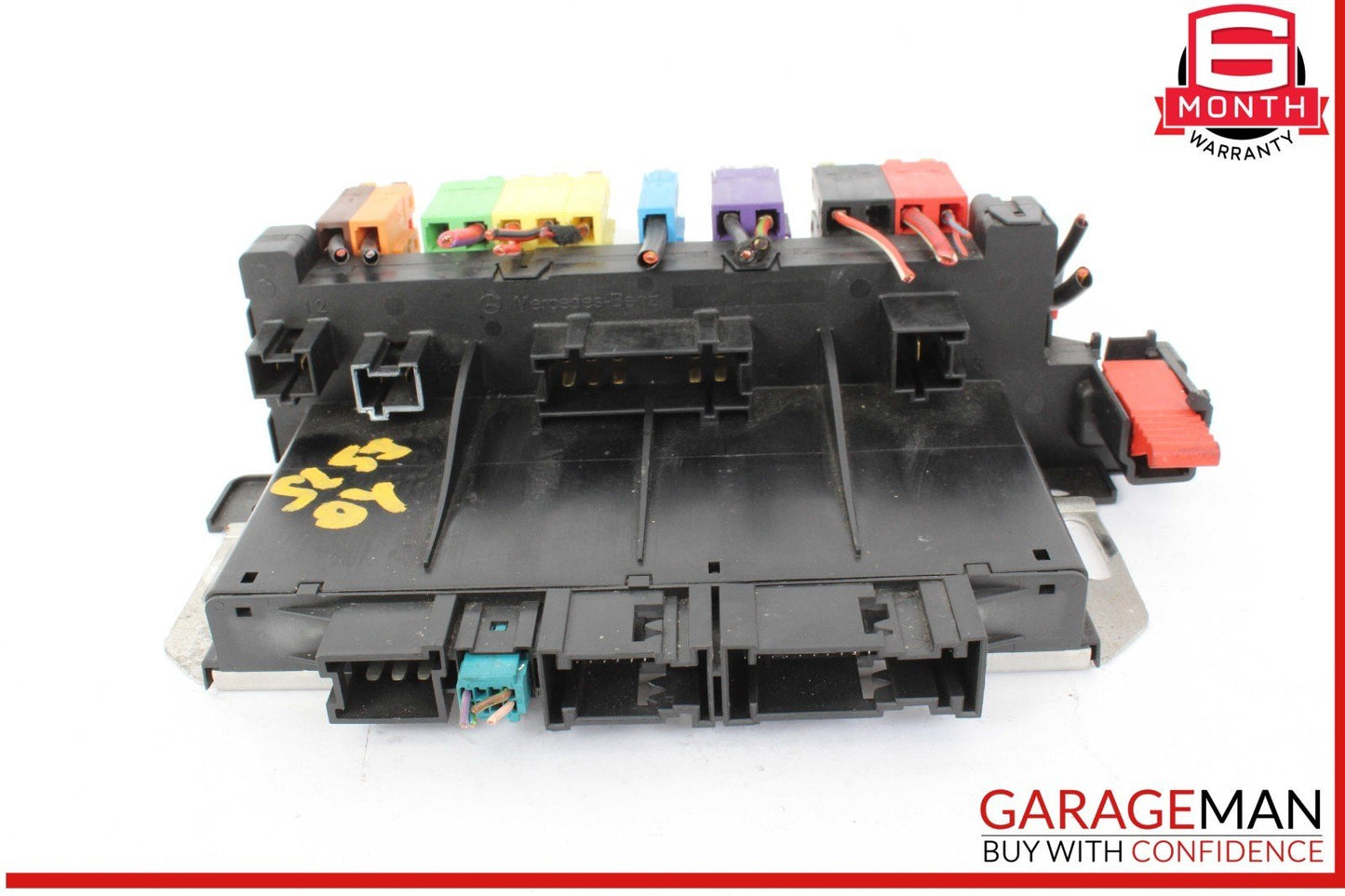 03-12 Mercedes R230 SL500 SL55 SL65 AMG Rear SAM Fuse Box Relay Module Assembly