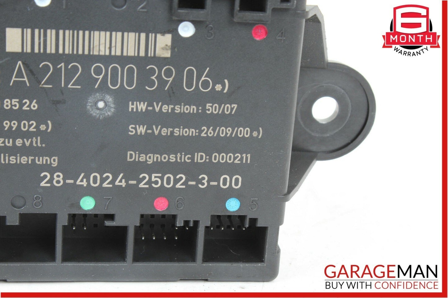 08-14 Mercedes W204 C250 Rear Left Driver Side Door Control Module Unit OEM