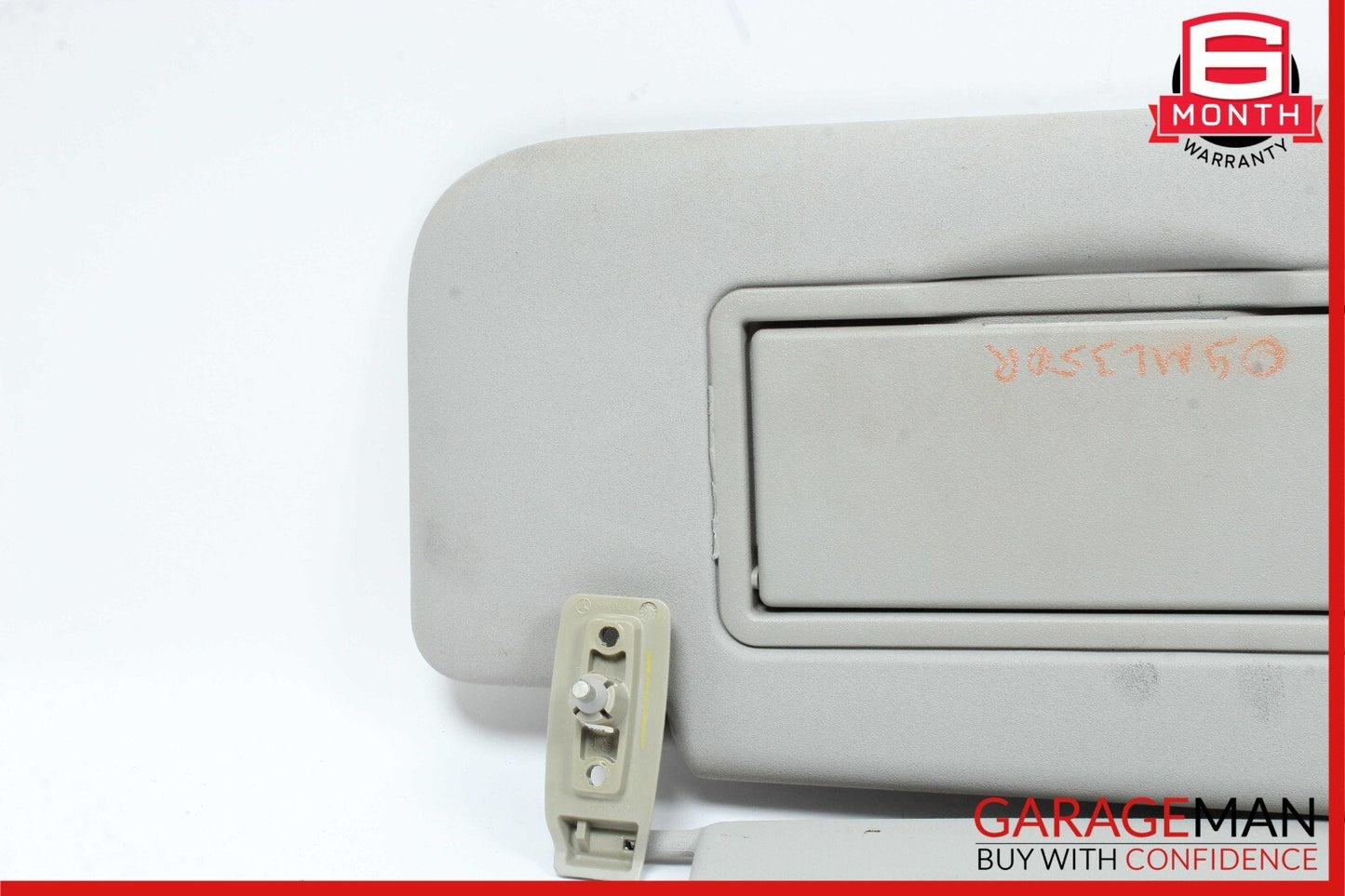 06-12 Mercedes X164 GL450 ML450 Front Right Side Sun Visor Sunvisor Shade Grey
