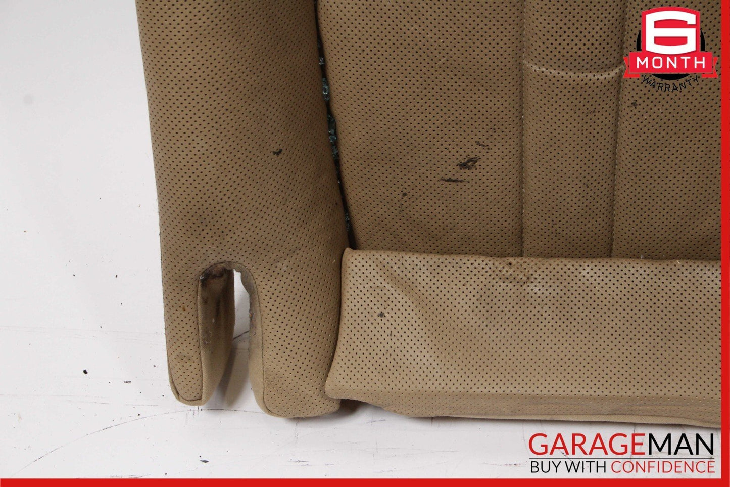 06-11 Mercedes W219 CLS500 Rear Right Side Lower Bottom Seat Cushion Brown