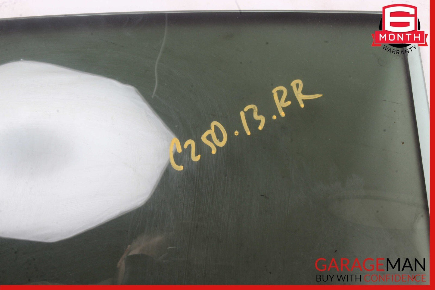 08-15 Mercedes W204 C250 C300 C350 Rear Right Side Door Window Auto Glass OEM