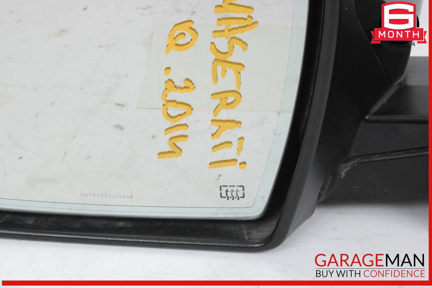14-17 Maserati Quattroporte S Ghibli Front Left Side Door Rear View Mirror Black