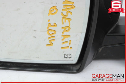14-17 Maserati Quattroporte S Ghibli Front Left Side Door Rear View Mirror Black