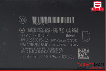 15-20 Mercedes W205 C300 C350e C400 Front Left Side Seat Control Module Unit