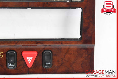 96-00 Mercedes W210 E300 E430 Center Dash Climate Control Trim Bezel Cover Panel