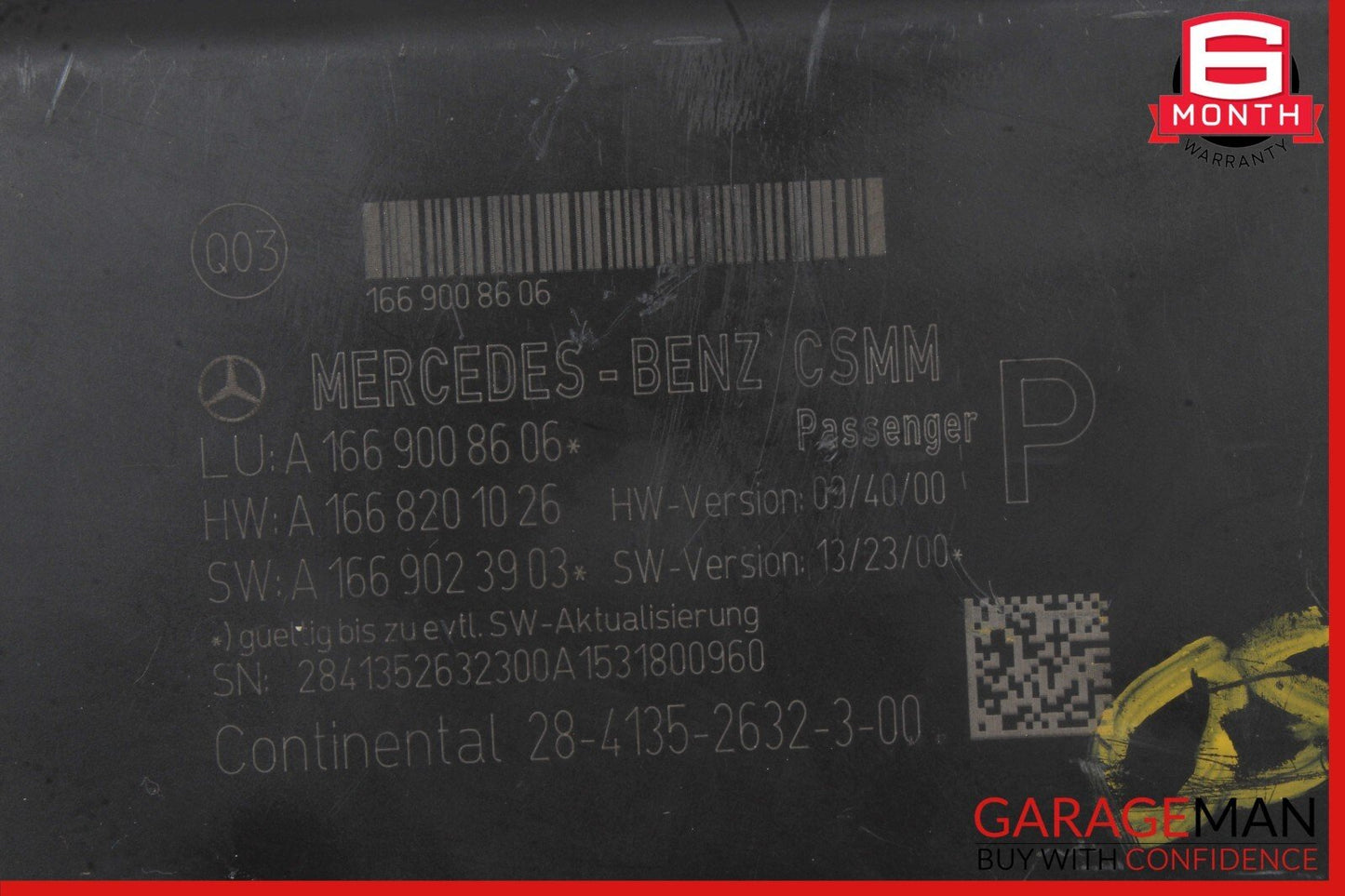 12-20 Mercedes W117 CLA250 GL450 ML550 Seat Control Module Front Right Side OEM