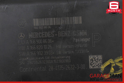 12-20 Mercedes W117 CLA250 GL450 ML550 Seat Control Module Front Right Side OEM