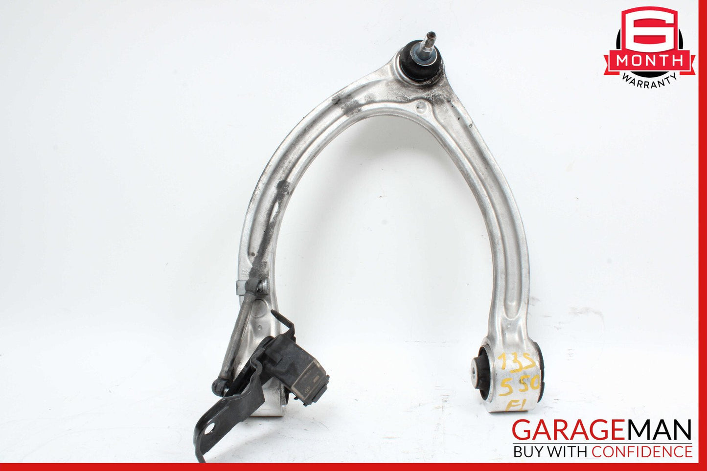 07-13 Mercedes W221 S500 Front Left Upper Control Arm w/ Height Level Sensor OEM