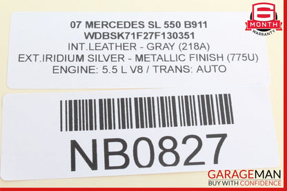 07-08 Mercedes R230 SL550 SL600 Under Seat Control Module Right Side OEM