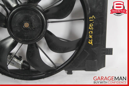 12-20 Mercedes W117 CLA250 SLK250 Engine Radiator Cooling Fan Motor Shroud Assy