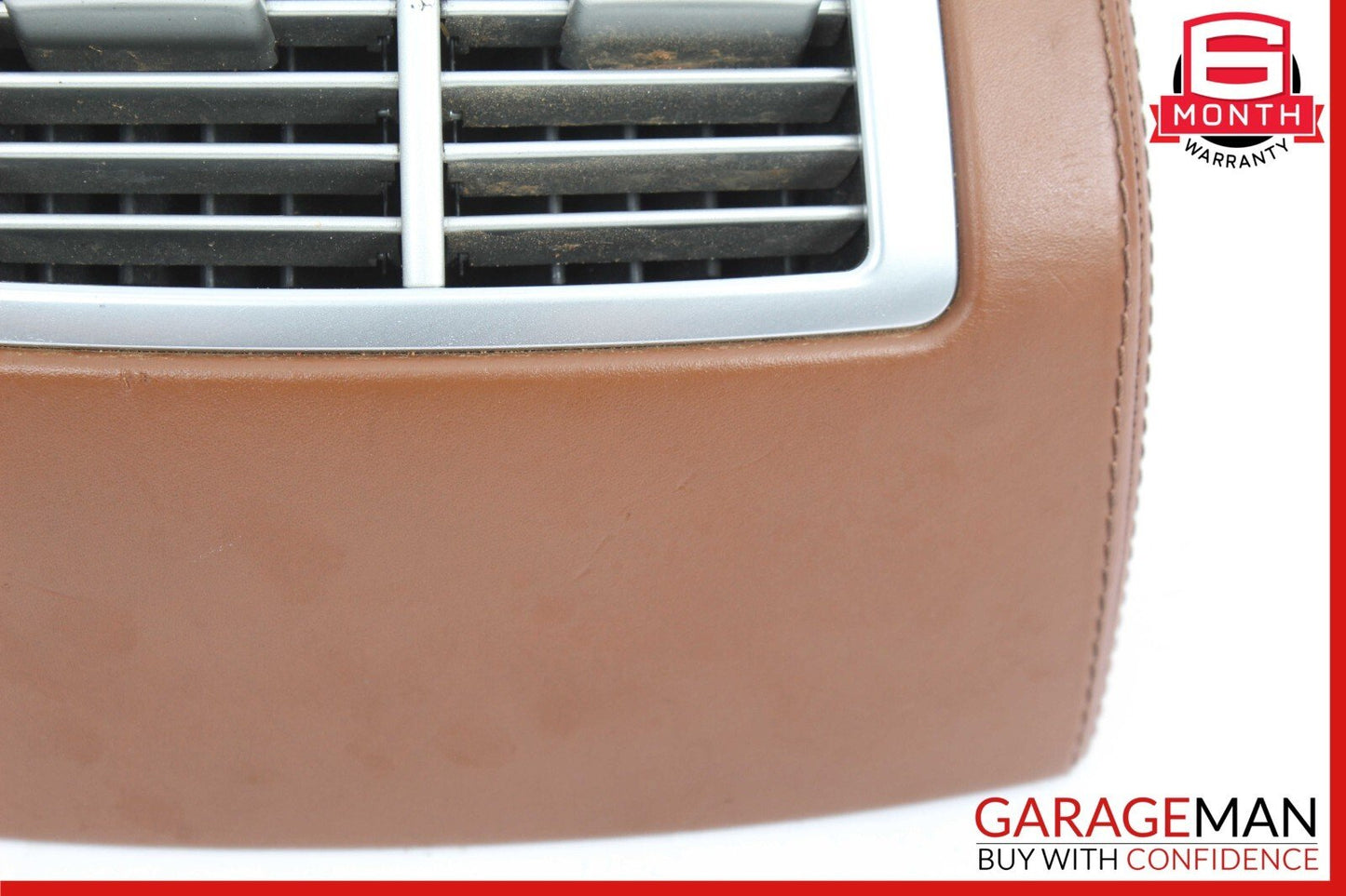 07-14 Mercedes W216 CL550 Rear Center Console A/C Air Vent Trim Grill Assy Brown