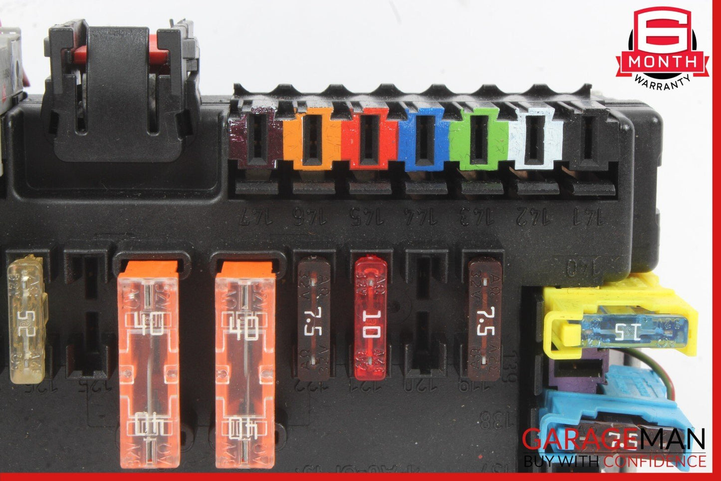 07-13 Mercedes W221 S550 CL550 Rear Trunk Fuse Box Relay Block 2215403050 OEM