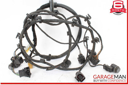 14-17 Audi SQ5 Rear Park Parking Assist PDC Sensors w/ Wire Wiring Harness OEM