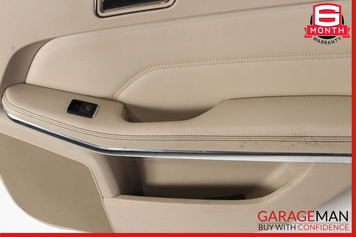 14-16 Mercedes W212 E350 E550 Rear Right Interior Door Panel Trim Cover Beige