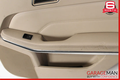 14-16 Mercedes W212 E350 E550 Rear Right Interior Door Panel Trim Cover Beige