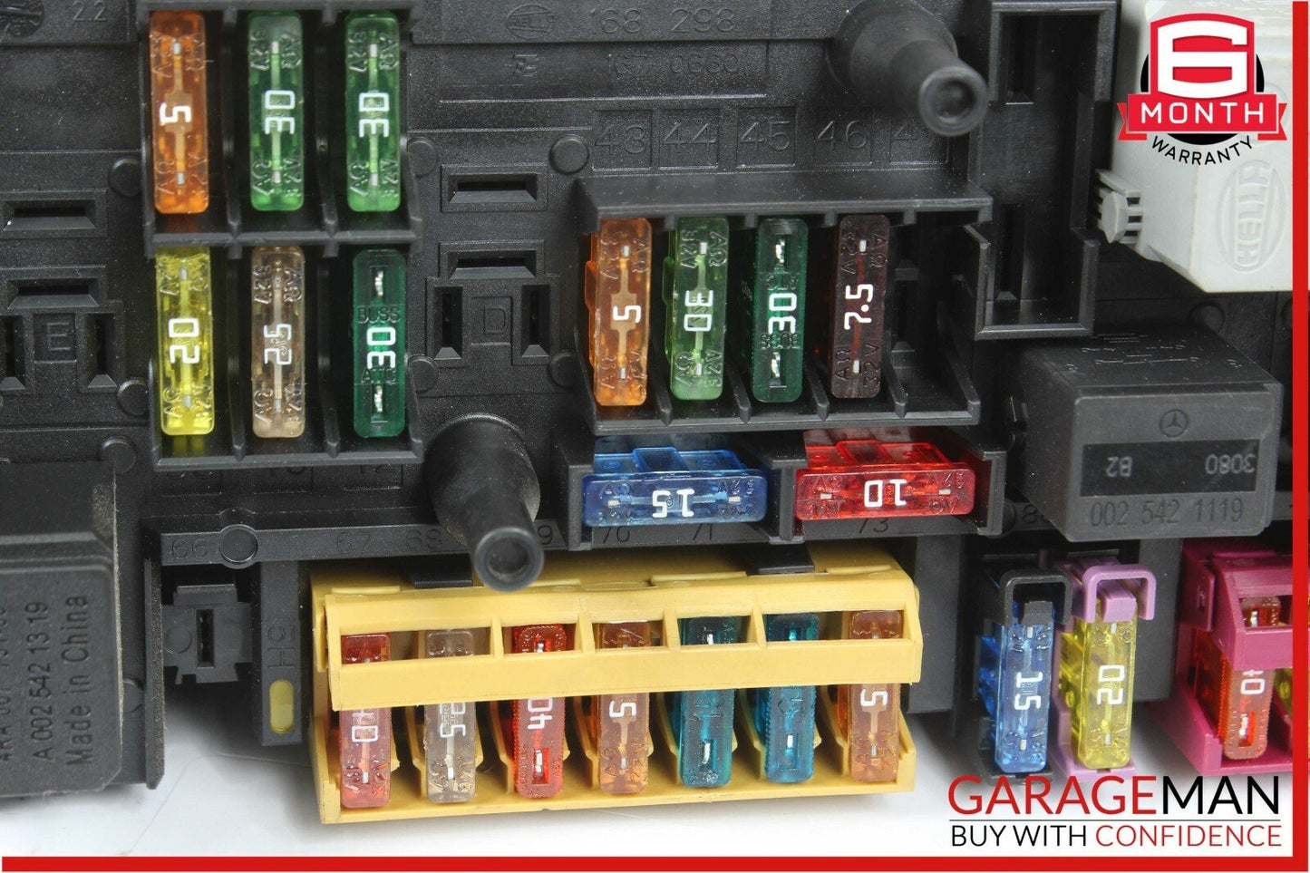 10-16 Mercedes W212 E350 CLS350 Rear Fuse Box Relay SAM Signal Acquisition Assy