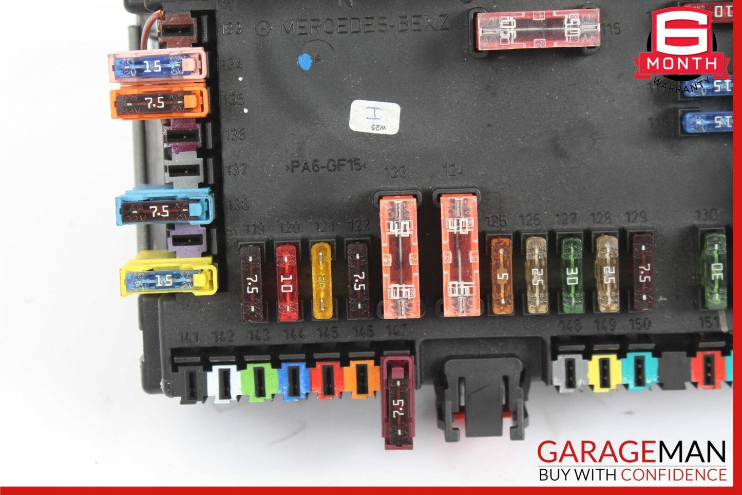 10-13 Mercedes W221 S400 S550 Rear Sam Fuse Box Relay Module Control OEM