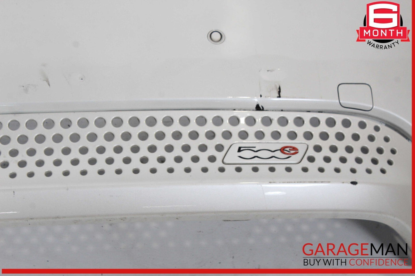 13-17 Fiat 500 Rear Bumper Cover Assembly White OEM