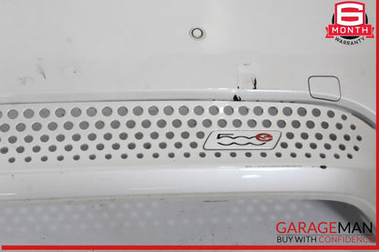 13-17 Fiat 500 Rear Bumper Cover Assembly White OEM