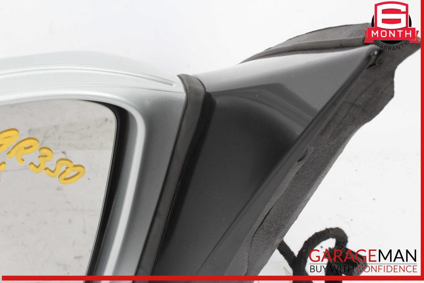 06-10 Mercedes W251 R350 4MATIC Front Left Side Door Rear View Mirror Silver OEM