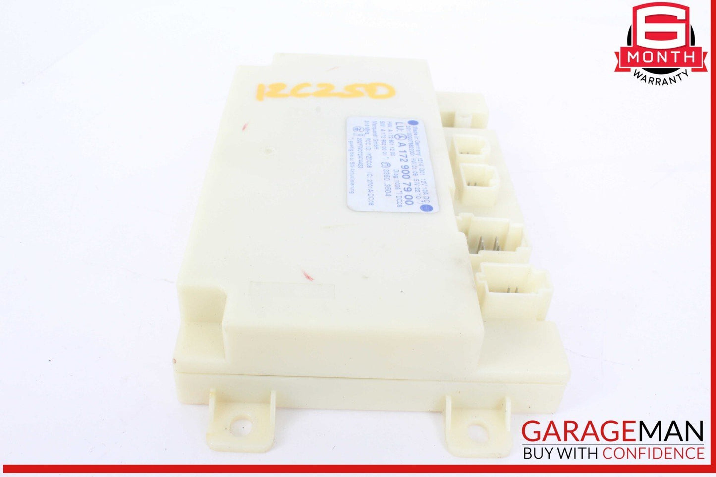 10-15 Mercedes W204 C250 Keyless Go Entry Control Module 1729007900 OEM
