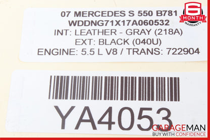 07-14 Mercedes W221 S550 CL550 Voice Language Communication Control Module OEM