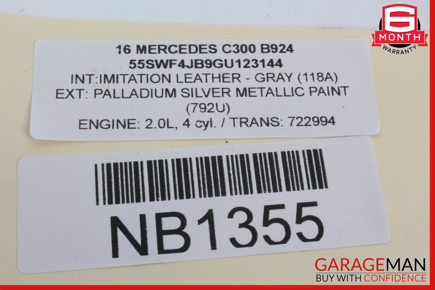 15-18 Mercedes W205 C300 C400 C350e Rear Trunk SAM Control Module Unit OEM
