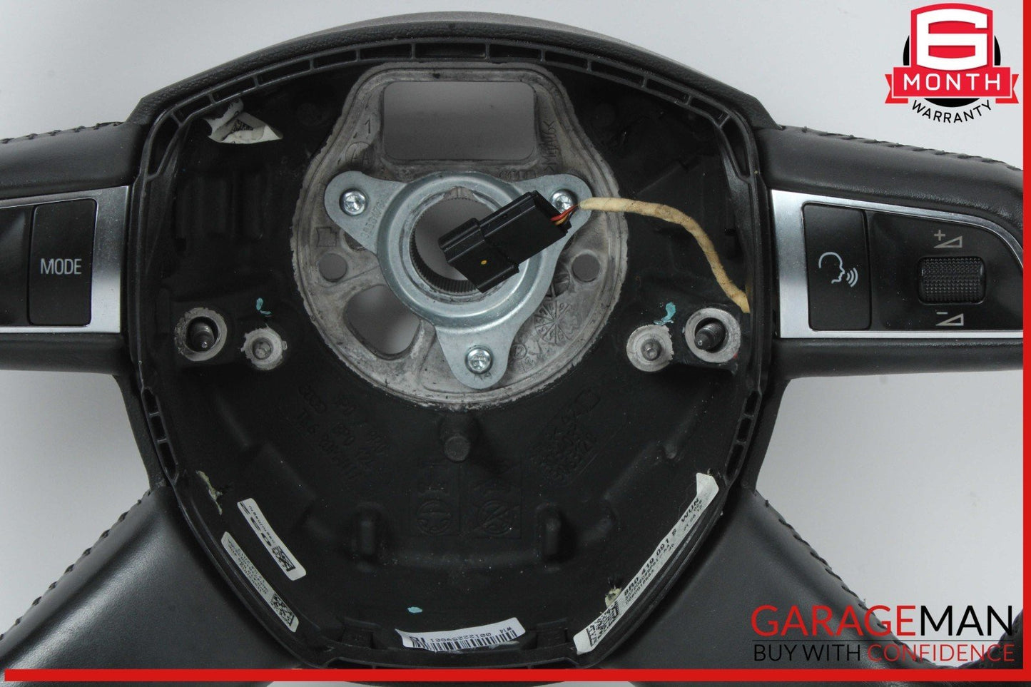 09-12 Audi Q5 4 Spoke Steering Wheel w/ Control Switch Assembly OEM