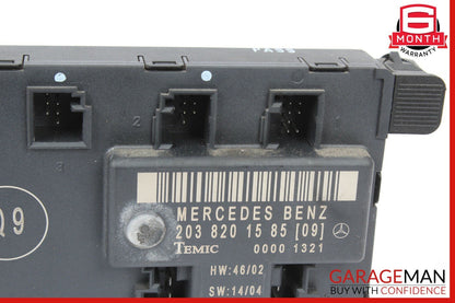 01-07 Mercedes W203 C230 C280 Front Left Driver Side Door Control Module Unit