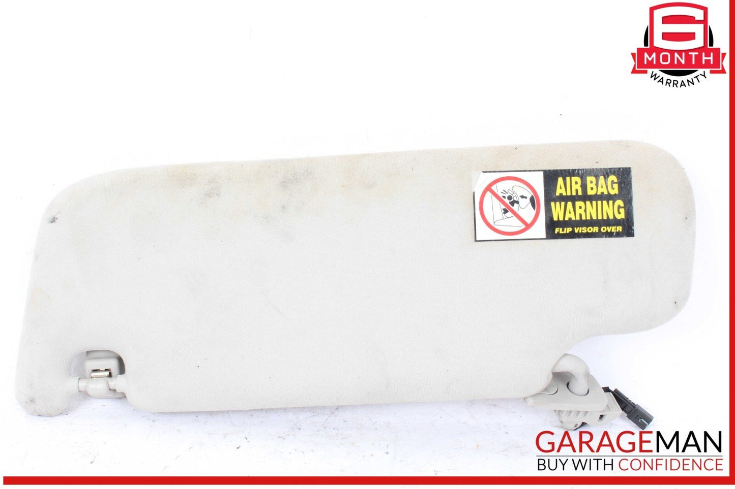 17-22 Maserati Levante Front Right Sun Visor Shade White OEM