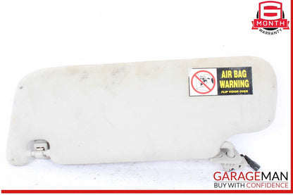 17-22 Maserati Levante Front Right Sun Visor Shade White OEM