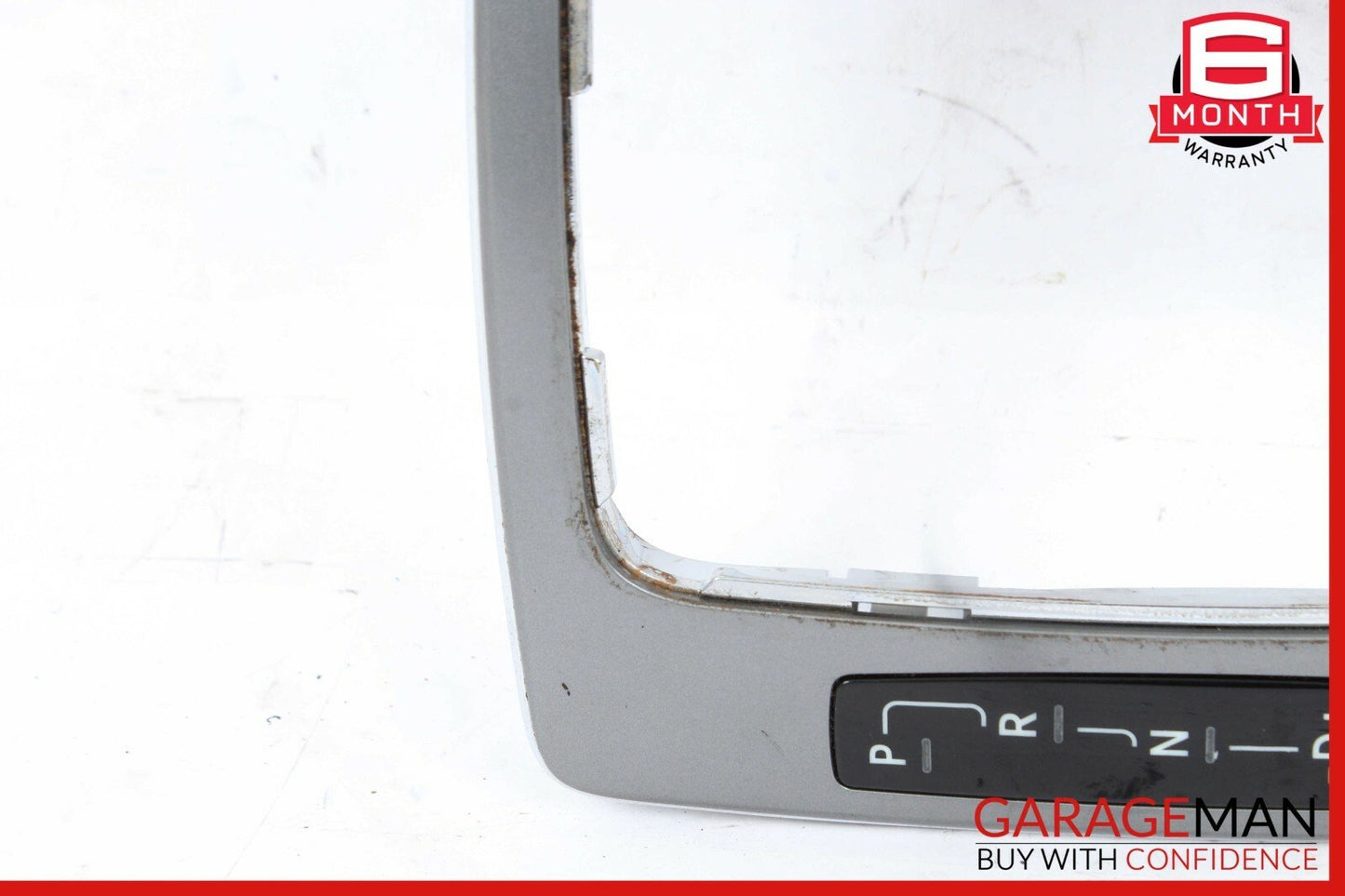 08-14 Mercedes C300 GLK350 E350 Center Console Shift Shifter Bezel Trim Silver
