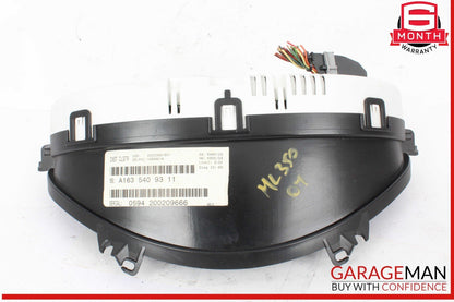 02-05 Mercedes W163 ML350 ML500 Instrument Cluster Speedometer OEM