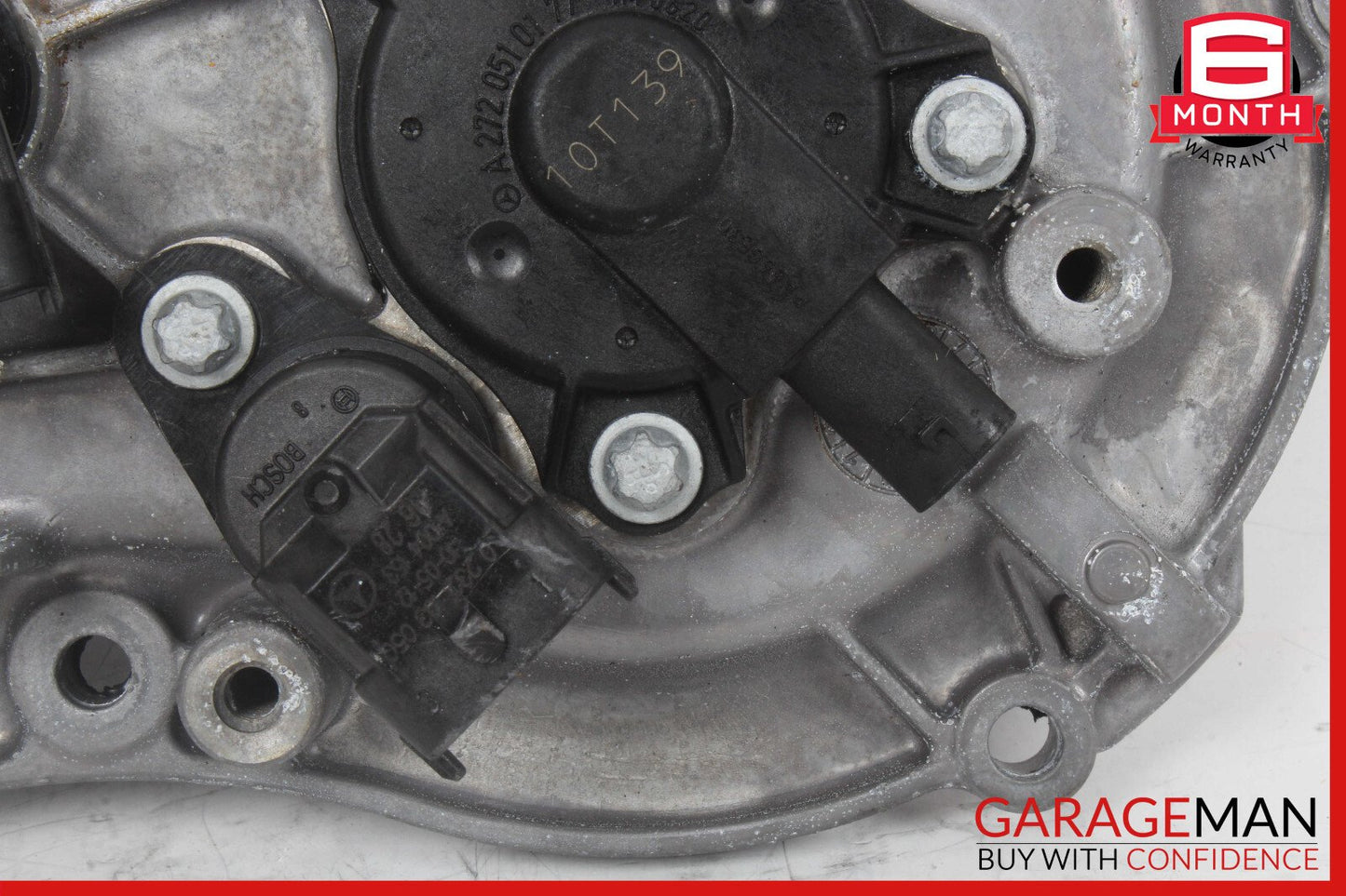 Mercedes W212 E350 GL550 Front Left Side Engine Timing Chain Cover Plate OEM