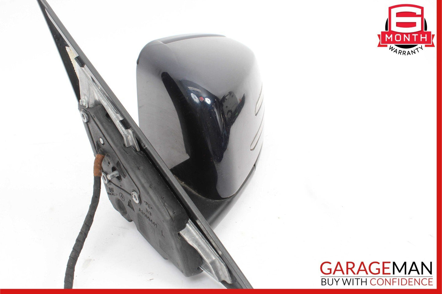 12-14 Mercedes W204 C300 Front Left Side Mirror Door Rear View Glass Blue OEM