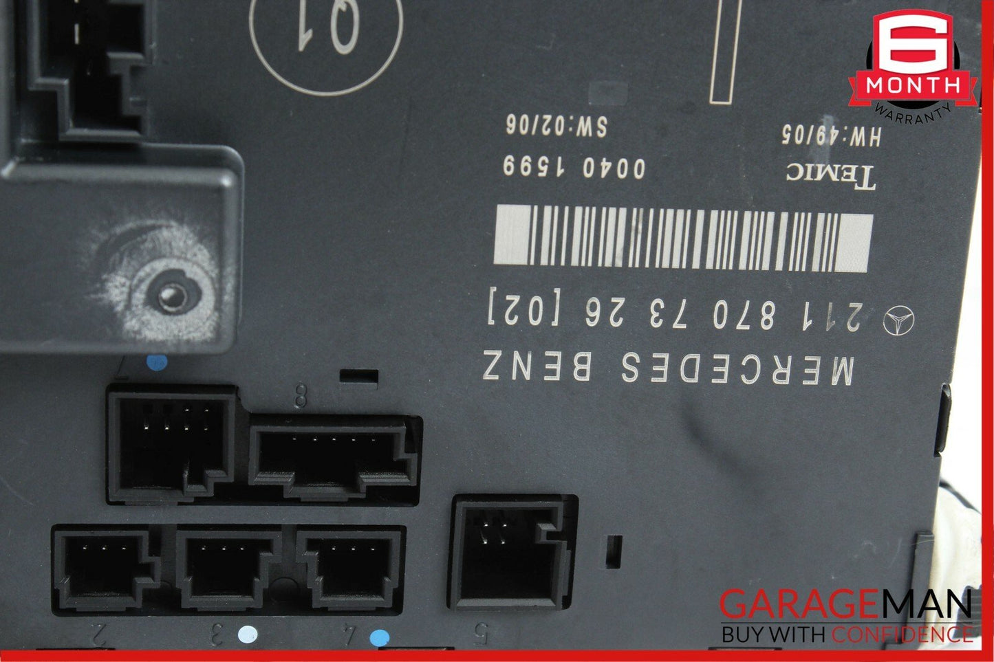 03-09 Mercedes W211 E320 E350 E63 AMG Front Left Side Door Controller Module