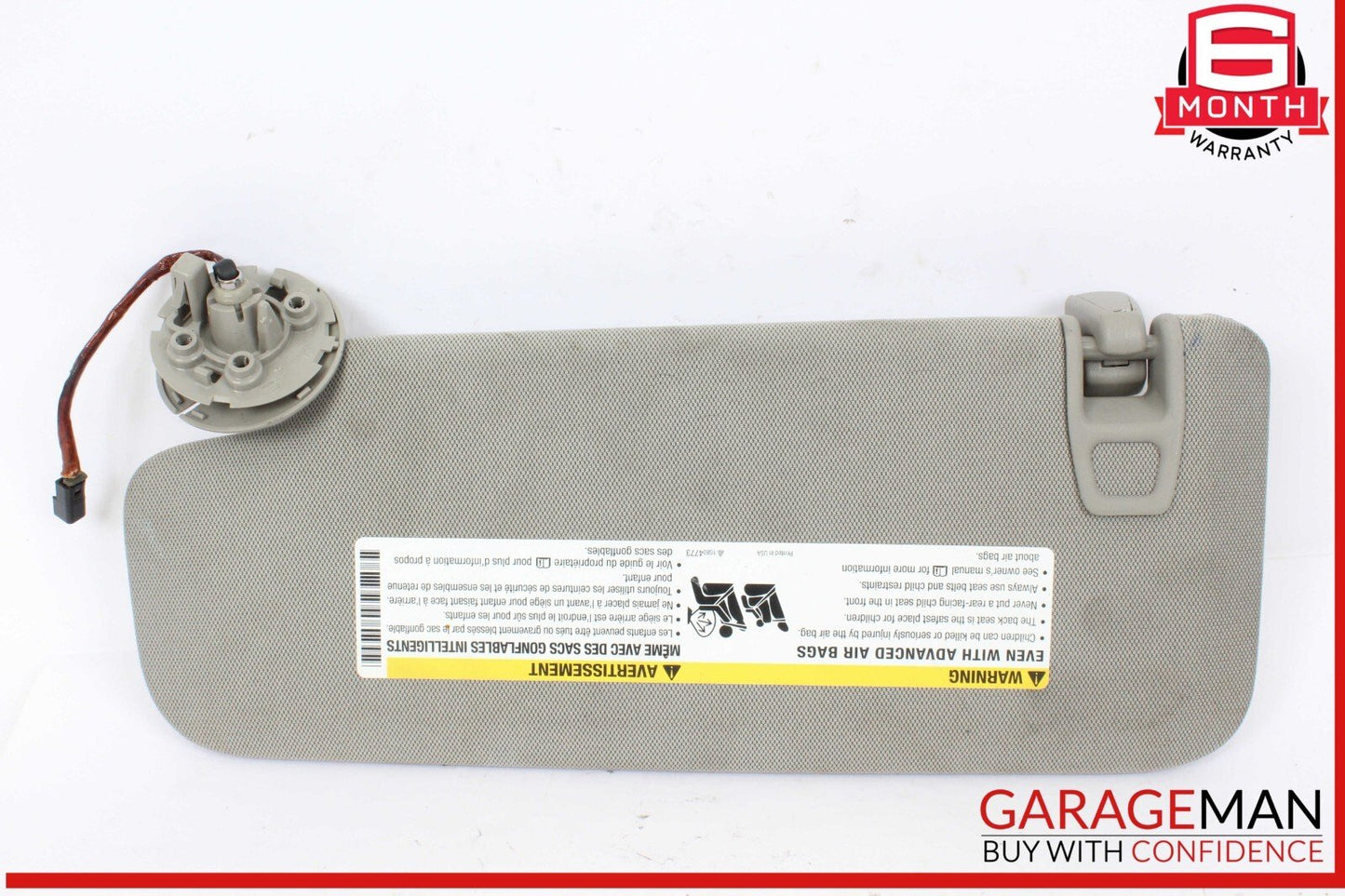 14-19 Cadillac CTS V-Sport Front Right Passenger Side Sunvisor Sun Visor OEM