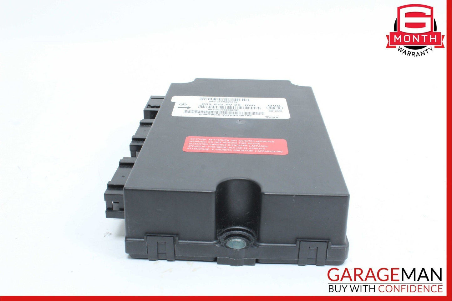03-09 Mercedes CLK350 CLK500 CLK55 AMG Convertible Top Roof Control Module Unit
