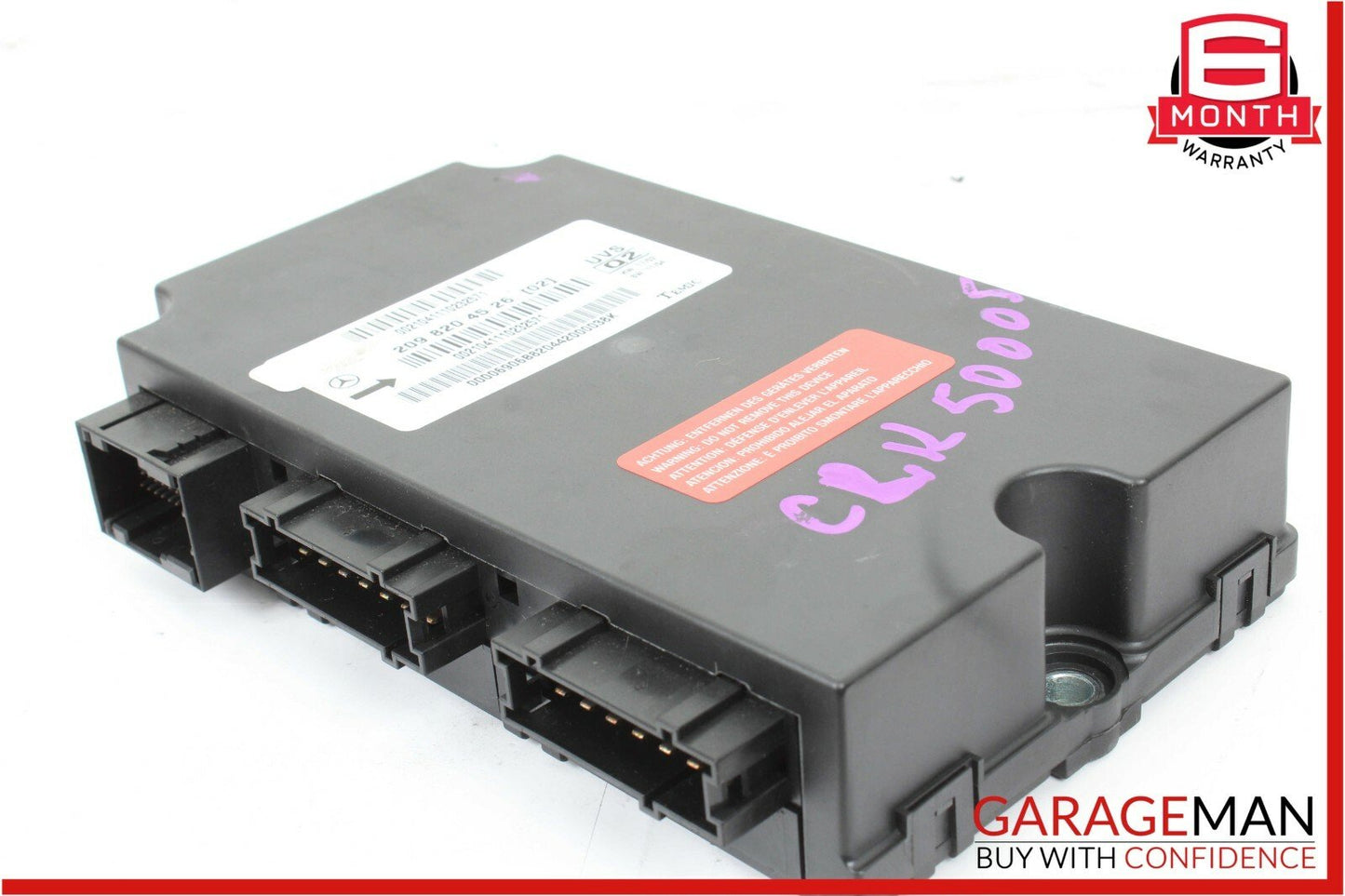 03-09 Mercedes W209 CLK500 Convertible Top Roof Control Controller Module Unit