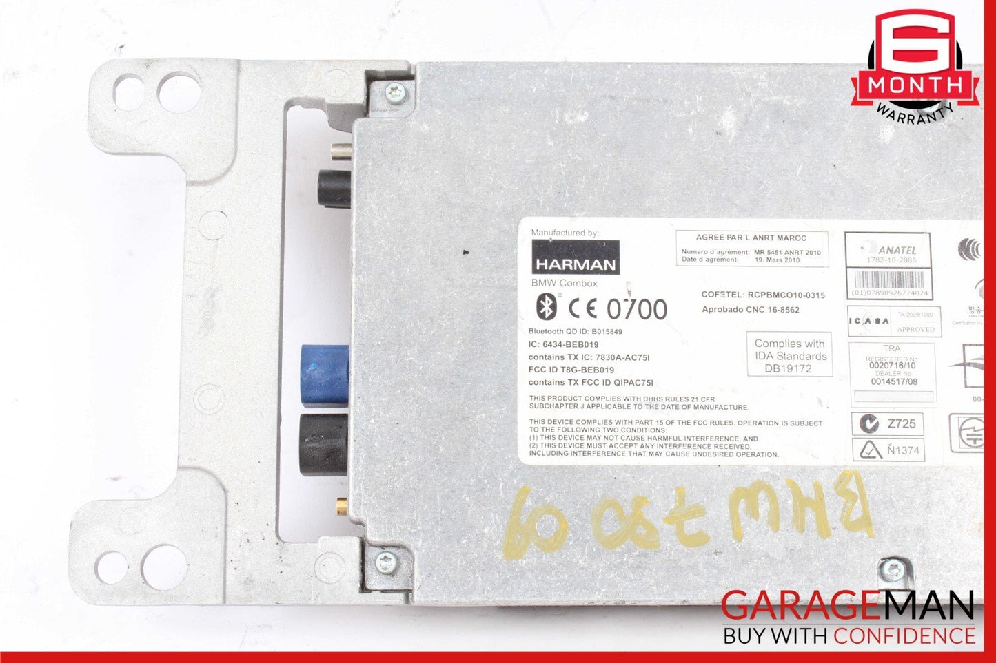 09-19 BMW 750i 650i Communication Bluetooth GPS Control Module OEM