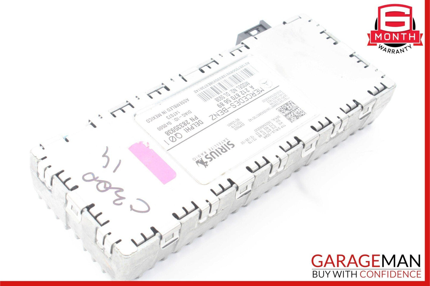 10-16 Mercedes W204 C300 SLK250 E350 Sirius Satellite Radio Receiver Module OEM