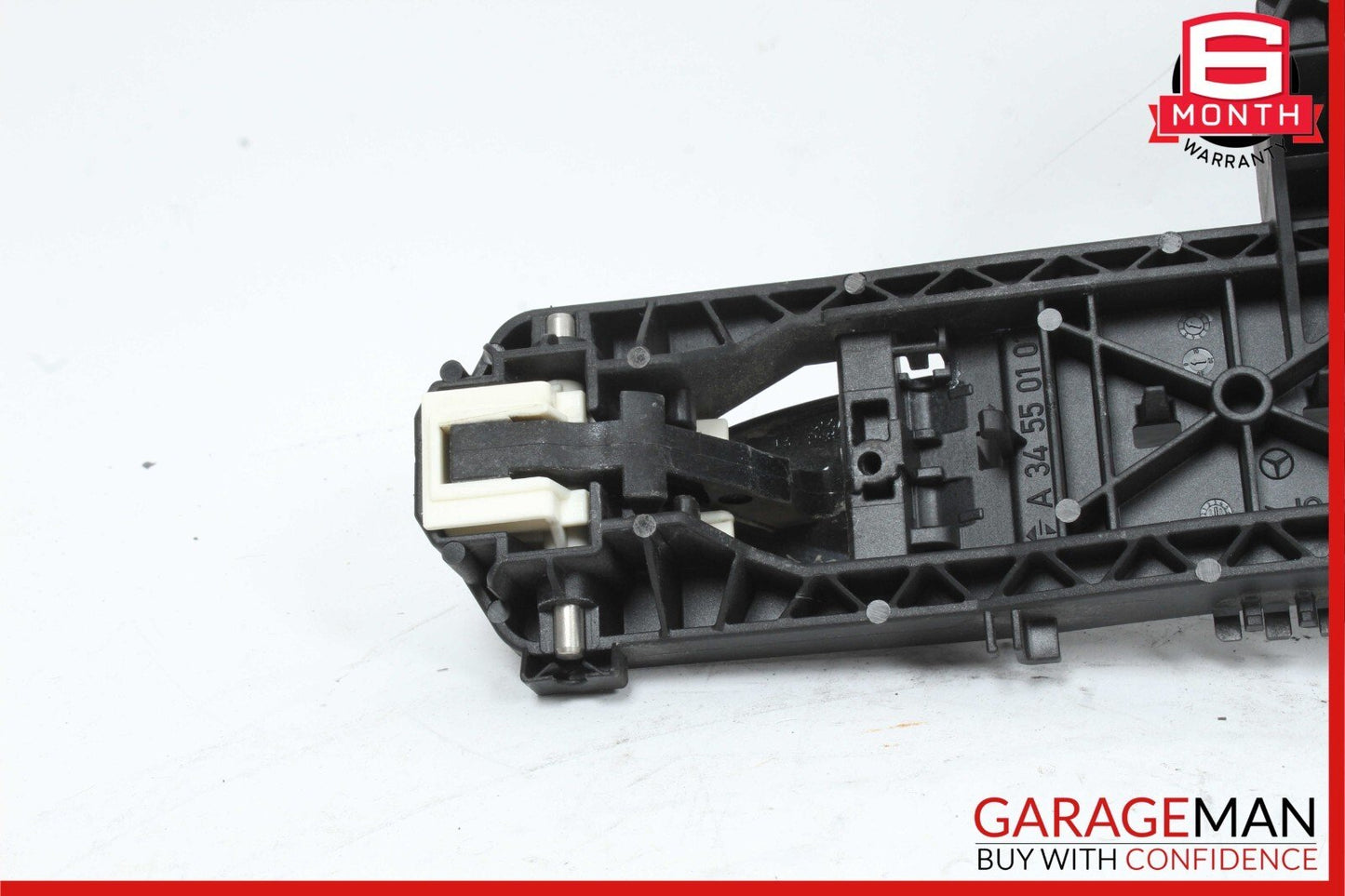 12-14 Mercedes W204 C250 Rear Left Exterior Door Handle Black OEM