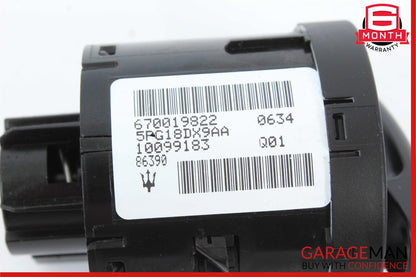 14-17 Maserati Ghibli Dash Headlight Head Light Lamp Control Switch Module OEM