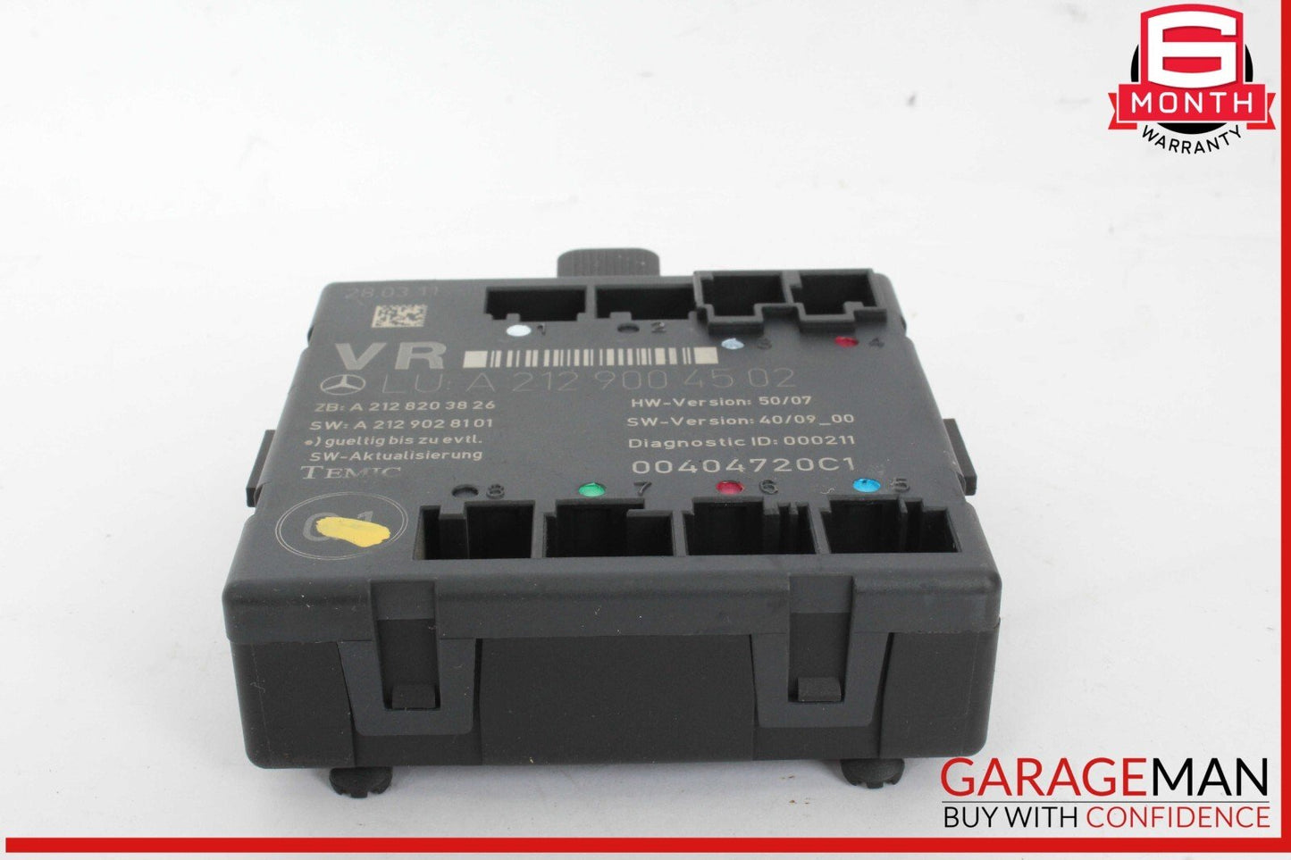 08-18 Mercedes W204 C250 E350 E400 Front Right Side Door Control Module Unit OEM