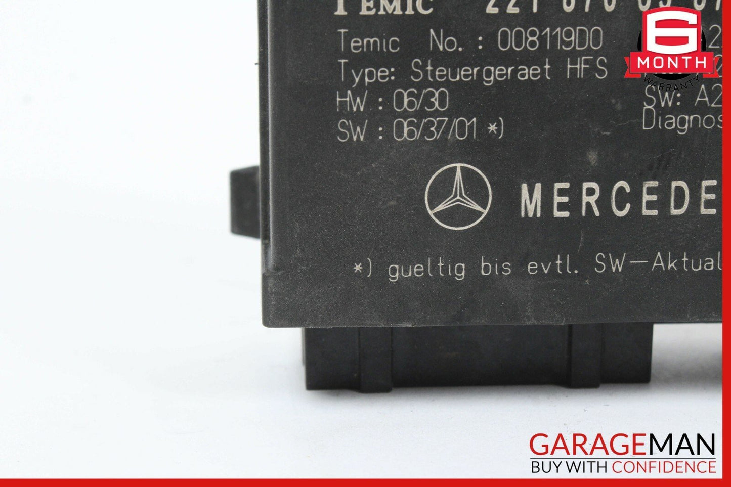 07-09 Mercedes W216 CL550 S550 Rear Trunk Remote Release Open Close Module Unit