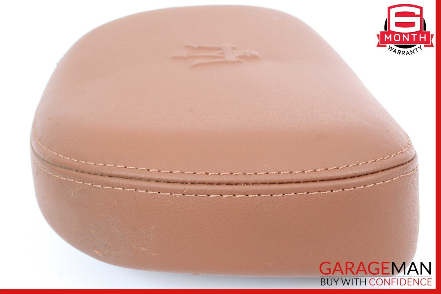 14-17 Maserati Ghibli Front Left / Right Seat Headrest Head Rest Brown