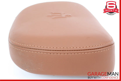 14-17 Maserati Ghibli Front Left / Right Seat Headrest Head Rest Brown