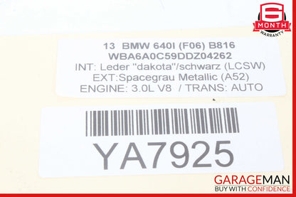 13-19 BMW 640i F06 Voltage Control Module OEM